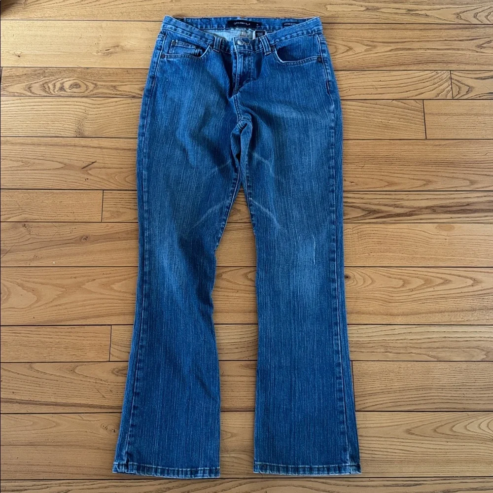 Calvin‎ Klein Y2K 1990’s low rise boot cut jean dark vintage wash Size 10